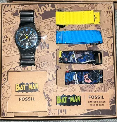Fossil Batman Limited Edition Watch Set #2664/2870 – Complete Collector’s Box