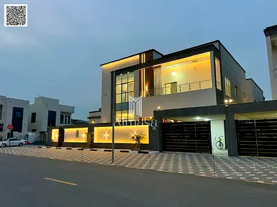 فيلا موديرن مع مسبح  بعجمان الحليو 2 شامل تكييف
