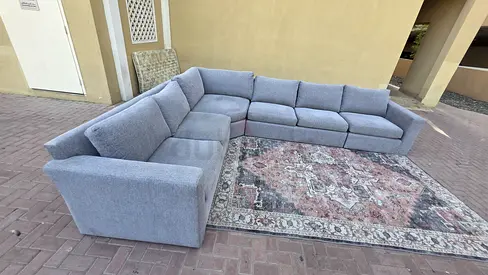Cratebarrel corner sofa