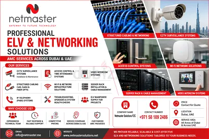 Professional ELV Networking Solutions | AMC Services Across Dubai, Sharjah Ajman