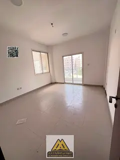 1-bedroom apartment on Corniche, second row, first tenant, city view, balcony. AED 33K yearly, 4 pay