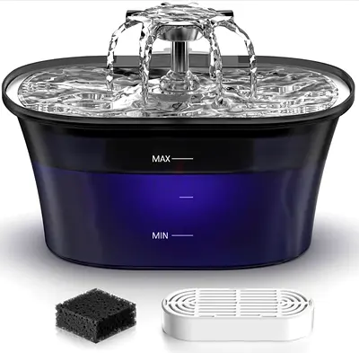 🐱 Premium Smart Cat Water Fountain 2.5L – Wireless Motion Sensor | New