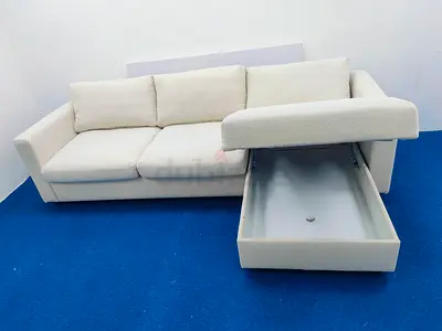 High quality Ikea vimle beige color lshape sofabed with storage