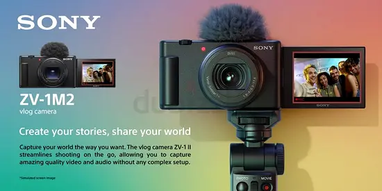 Sony ZV-1M2 Vlog Camera – Excellent Condition