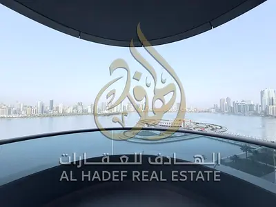 Luxury 3BR + Maid Room Apartment | Full Khalid Lagoon View | Free Amenities | Al Majaz 3