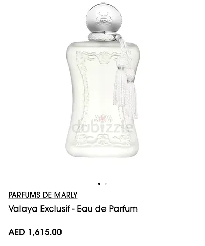 VALAYA EXCLUSIF PARFUMS DE MARLY PARIS