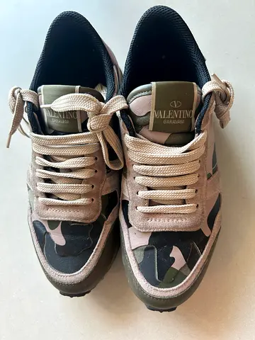Valentino Garavani camouflage mens sneakers - used, good condition
