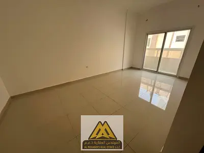 A great opportunity to rent a spacious 1-bedroom apartment in Al Rashidiya 2, Ajman, located near Falcon Towers in a prime residential area