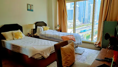 Luxury sharing room for Ladies | Next to Emirates Towers Metro in Sheikh Zyd Rd