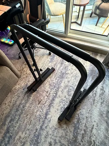 Adjustable Parallel Dip/Push-Up Bars – Sturdy Steel Home Gym Station
