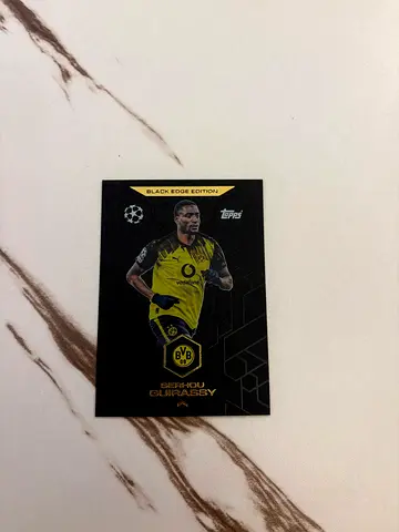 Topps match attax 25/26 black edge editions excellent condition card