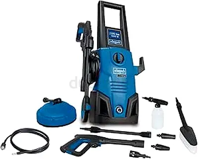 Scheppach High Pressure Washer HCE1650 with 9-Piece Accessories