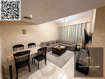 Luxury furnished 2BHK apartment with a spacious layout, central AC, clean modern furniture, fully equipped with home appliances and 2 bathrooms. Full
