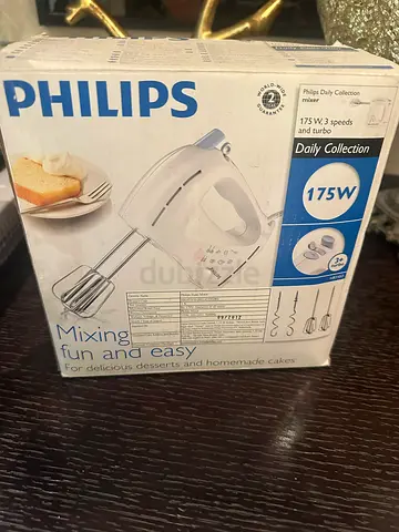 Philips 175W Hand Mixer - Good Working Condition (Box Included)
