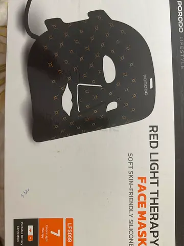 Porodo Red Light Therapy Face Mask - LED Skin Treatment brand new