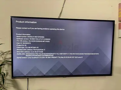 TCL Smart TV with Android OS