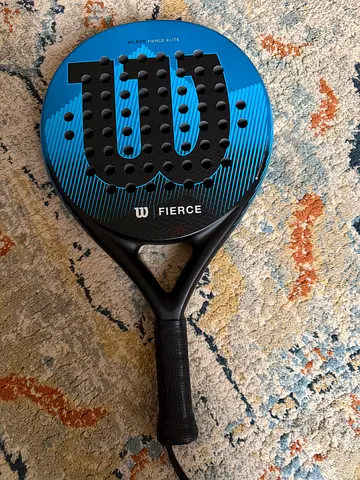 Wilson Fierce Elite padel racket, used only once and in excellent condition with very minor scratche