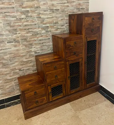 Steps Cabinate solid wood
