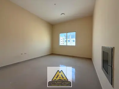 Studio in Al Alia with separate kitchen split AC AED 20K yearly 4 payments large space free maintenance near Dubai and Sheikh Mohammed Bin Zayed Road