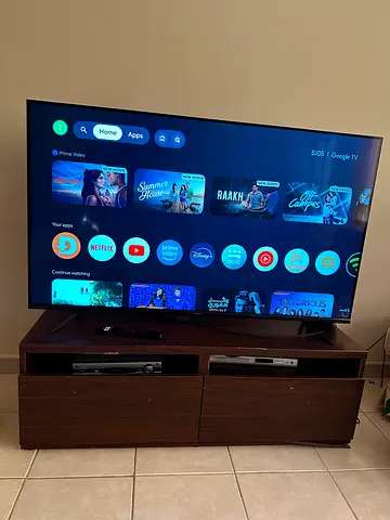 Philips smart TV with warranty + stand