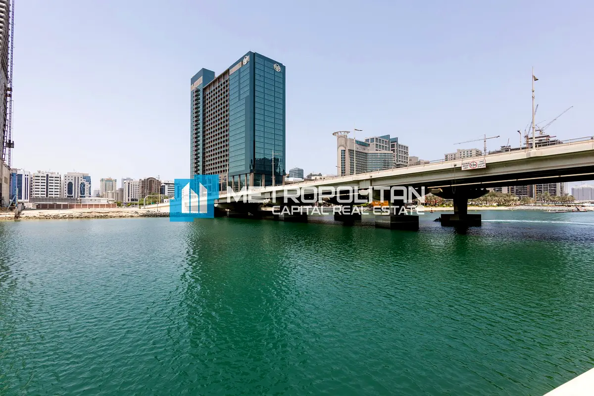 Furnished 1BR Junior+Balcony|Canal View| Air BandB
