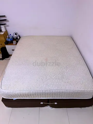 Used king bed size base with medical Mattress Good Condition