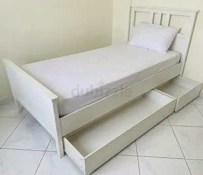 IKEA Bed Frame with Storage Drawers