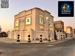 Luxury villa for sale on a corner lot with three street frontages, price includes water, electricity