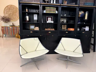 x2 FRITZ HANSEN Space Lounge Chair armchairs club lounge chairs design by Jehs+Laub