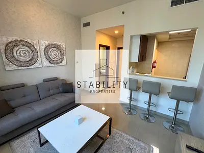 إطلالة على المارينا والبحر | شقة بغرفة نوم واحدة | مفروشة | Barcelo Residences