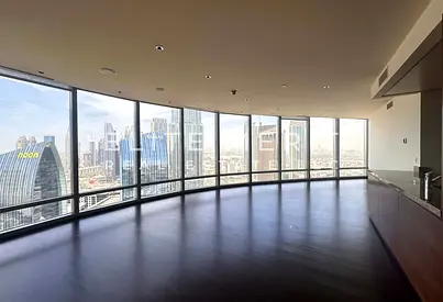 High Floor | Burj Khalifa View | Unfurnished | Vacant