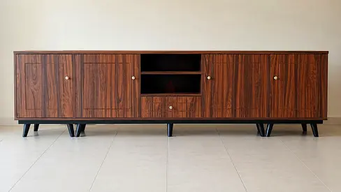 TV Console / Media Unit in Wood Finish