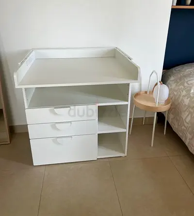 IKEA White Wooden Changing Table – Excellent Condition
