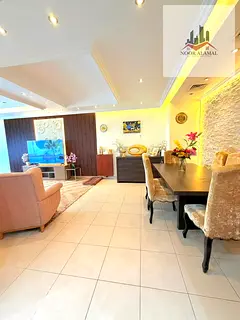 Sharjah, Al Nahda, Sahara 1: Super deluxe furnished apartment, second occupancy, two bedrooms, livin
