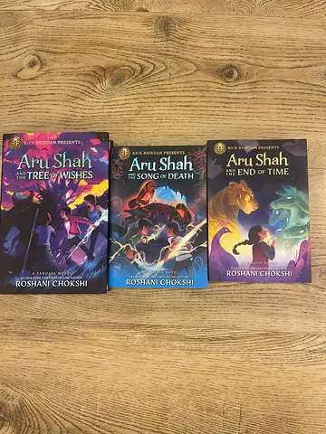 Set of 3 Aru Shah middle-grade fantasy books