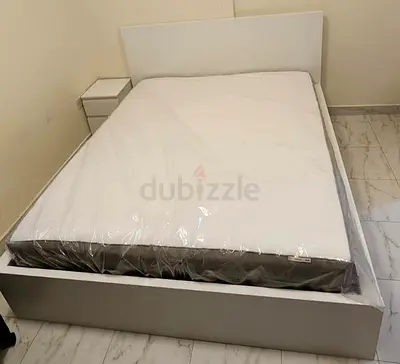 Ikea Queen size bed with mattress available in perfect condition