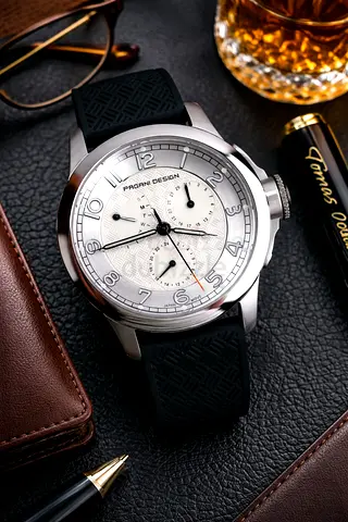 Pagani Design Chronograph Watch with black strip Original