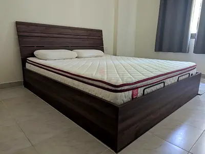 King Size Bed with Storage and Mattress