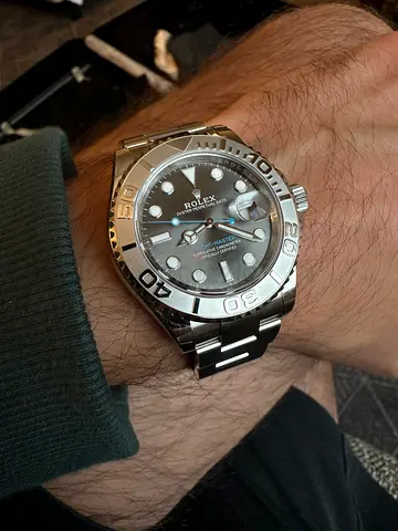 Rolex Yachtmaster rhodium