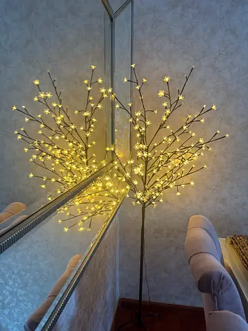 LED Decorative Blossom Tree Floor Lamp - Warm White