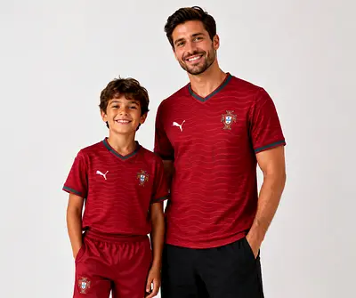 Portugal Home Jersey for adults and kids