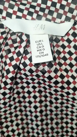 HM patterned womens blouse size US 6