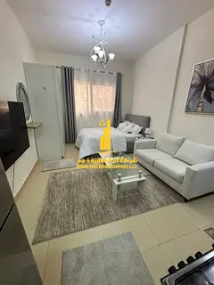 The most luxurious and elegant fully furnished studio apartment for monthly rent in Al Jurf 2, Al Ya