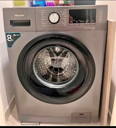 Hisense 8kg Front Load Washing Machine - Grey, A+++