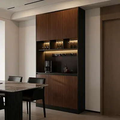 Modern Coffee Cabinets Custom-Made Storage Units