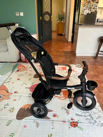 Convertible 3-in-1 Baby Tricycle Stroller with Canopy and Parent Handle