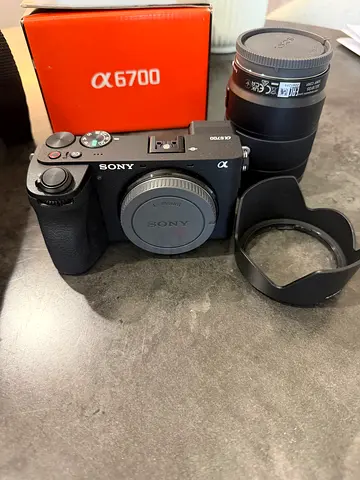 Sony Alpha Mirrorless Camera Body with Lens (used) - Box Included