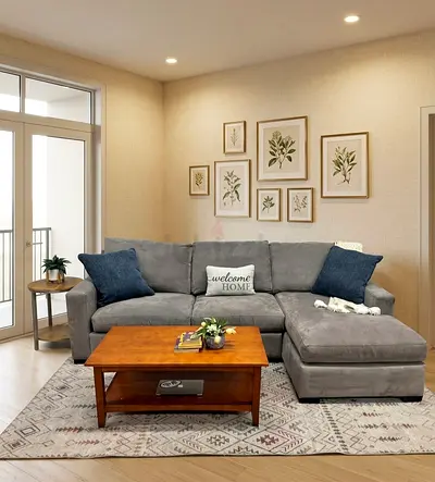 CrateBarrel Lounge Deep L shape sofa Excellent Condition