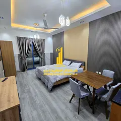✨ Furnished studio apartment for monthly rent in Ajman – Kuwait Street, Al Nuaimiya Tower C 🏢