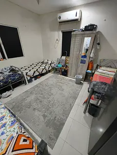 Bed space available in Al Rashidiya villa Free Parking 1000 Per Month